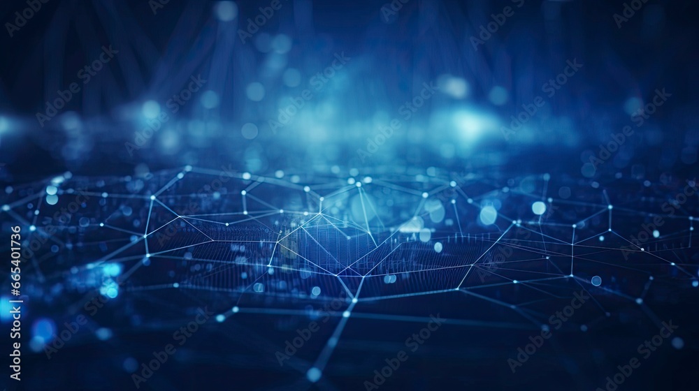 Wall mural abstract concepts of cybersecurity technology and digital data protection.