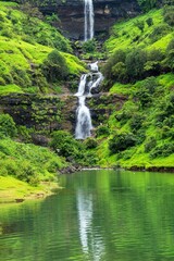 Waterfall, Bhandardara, Igatpuri, Western Ghats, Akole, Ahmednagar, Maharashtra, India