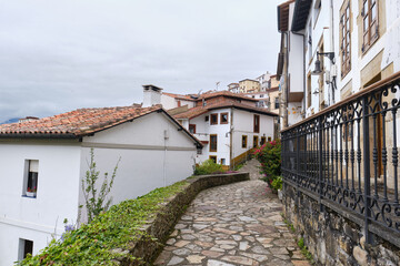 Fototapeta na wymiar Lastres fishing village in Asturias, Spain