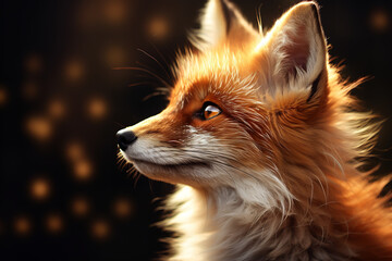 Fototapeta premium red fox portrait