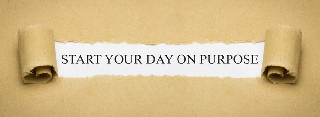 Start your day on purpose