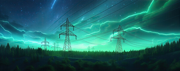 Electricity generated by power plants delivered to customers . generative ai