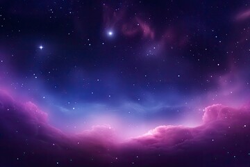 Obraz premium Purple Galaxy space stars in Outer Space.