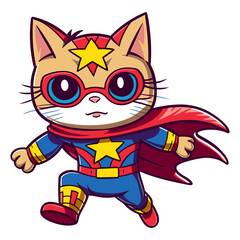 Feline Heroics: The Superhero Cat