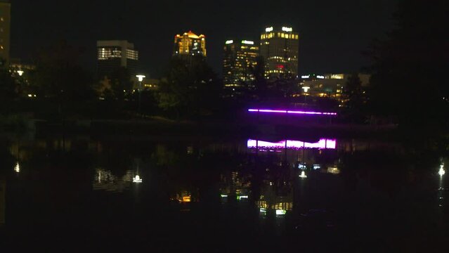 Birmingham, AL Skyline At Night