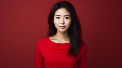 Fototapeta premium Portrait of an asian woman