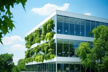 Office building with green environment.