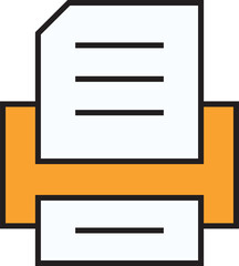 Printer Icon Illustration
