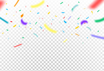 confetti colorful. combination  blury. vector illustration . eps 10