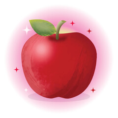 Free vector illustration apple hand draw clipart