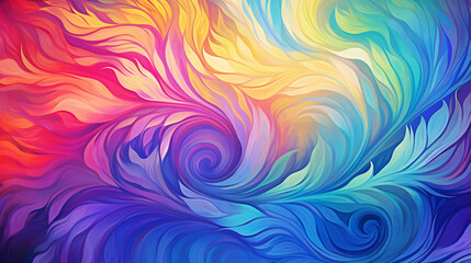 Fototapeta na wymiar Abstract colorful swirls background