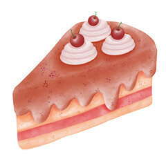 This is the cherries cake .