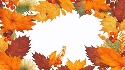 Holiday  Thanksgiving  Background Empty Wooden Space