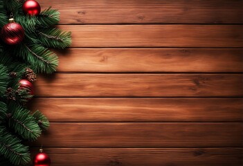 Fototapeta na wymiar christmas magic on a wooden background