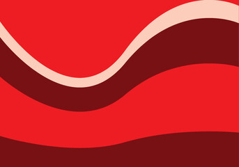 Red and White Swirl