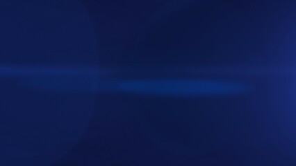 Anamorphic lens flares advertisement template creative concept. Abstract overlay with cold clear blue light transition.