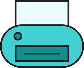 Printer Icon Illustration
