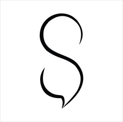 semicolon tattoo idea vector formats. Eps 10