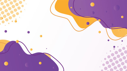 abstract gradient dynamic fluid shapes background design template