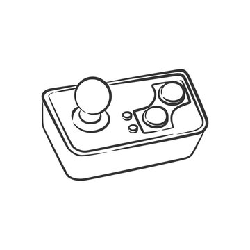 recommend clip art: Vintage retro joystick gamepad video game controller