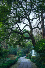 Yongfu Zen Temple, Hangzhou City, Zhejiang Province-Classical Garden Scenery