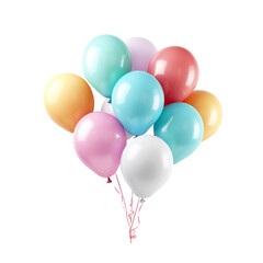 balloons of happiness - obrazy, fototapety, plakaty