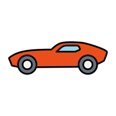 Racing car icon
