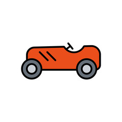 Naklejka premium Racing car icon