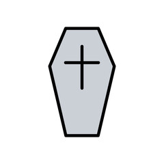 Obraz premium Coffin icon