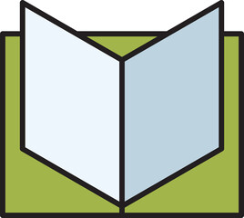 Book Icon Illustration
