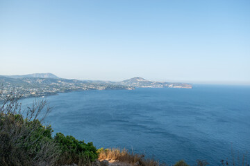 Views from the Penon de Ifach (Calpe, Spain).