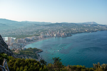 Obraz premium Views from the Penon de Ifach (Calpe, Spain).