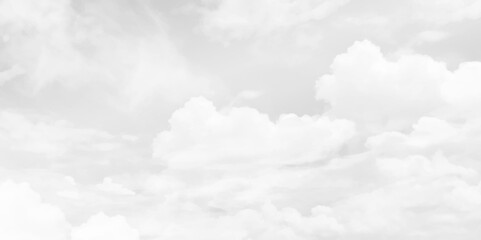 Raining sky and grey clouds abstract, Soft blurry background. Of free space for your copy and branding. Gray sky with white clouds, beautiful nature as a background