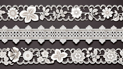 Decorative flower floral lace