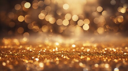 golden glitter background for christmas party