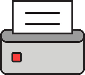 Compact Laser Home Printer Icon
