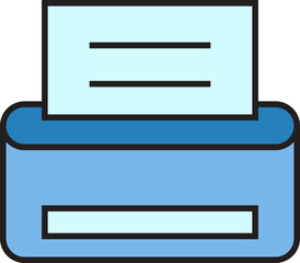 Compact Laser Home Printer Icon
