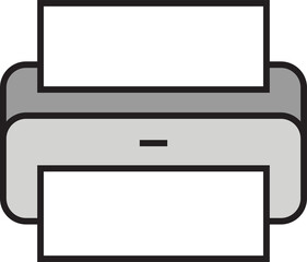 Compact Laser Home Printer Icon
