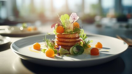 Culinary art is a harmonious combination of fresh ingredients of the highest quality. The elegant...