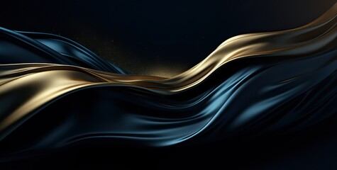 dark blue and gold abstract background