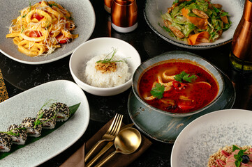 food from the restaurant for the menu