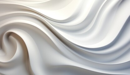 Obraz premium 3D wave gentle background wallpaper white and blue blank bend soft