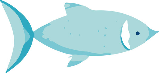 Adorable underwater creatures showcased in silhouette vectors, capturing the charm of sea life.