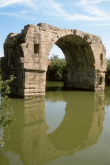 pont Romain, pont Ambroix, pont d'Ambrussum, 34, Gallargues le Montueux, Hérault, région...