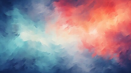 abstract watercolor background with splashes and clouds - obrazy, fototapety, plakaty