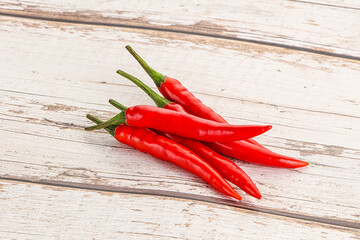 Hot and spicy chili pepper