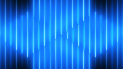 Glowing neon blue lines. Abstract futuristic technology background.