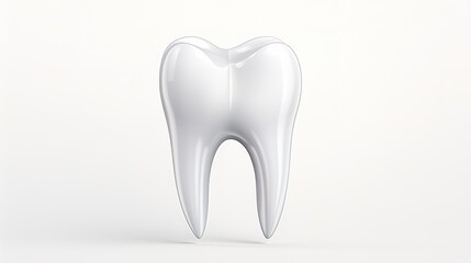 illustration of tooth isolated on white background