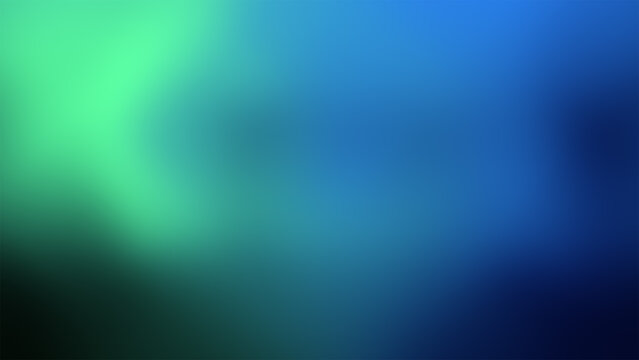 Glowing green and blue gradient abstract background