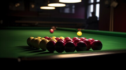 Professional Snooker Tournament - generative AI